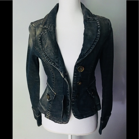Miss Sixty Jackets & Blazers - Miss Sixty Three Button Front Jean Jacket Size S
